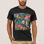 Moderne Kunst im Tropengarten T-Shirt (Vorderseite)