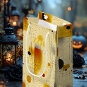 Moderne Kunst in Beige & Golden Warmth Kleine Geschenktüte