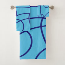 Moderne Kunst in Blau