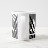 Moderne Kunst Jumbo-Tasse (Rückseite)