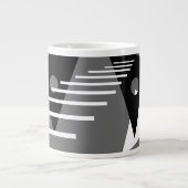 Moderne Kunst Jumbo-Tasse (Vorderseite)