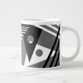 Moderne Kunst Jumbo-Tasse (Rechts)