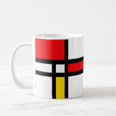 Moderne Kunst Kaffeetasse (Links)