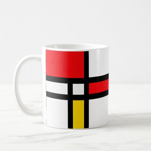 Moderne Kunst Kaffeetasse (Links)