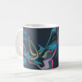 Moderne Kunst Kaffeetasse (Vorderseite Links)