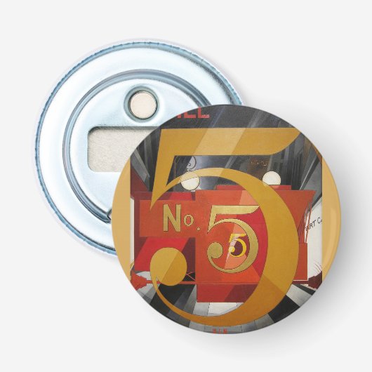 Moderne Kunst kubistische Demuti Abbildung 5 in Go Flaschenöffner (Vorderseite)