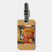 Moderne Kunst kubistische Demuti Abbildung 5 in Go Gepäckanhänger (Vorderseite vertikal)