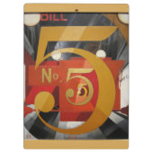 Moderne Kunst kubistische Demuti Abbildung 5 in Go Klemmbrett (Rückseite)