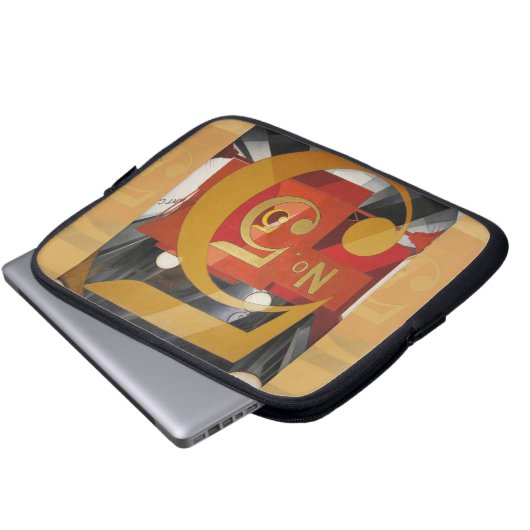 Moderne Kunst kubistische Demuti Abbildung 5 in Go Laptopschutzhülle (Vorne Knopf)