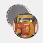 Moderne Kunst kubistische Demuti Abbildung 5 in Go Magnet (Vorderseite/Rückseite)