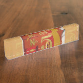 Moderne Kunst kubistische Demuti Abbildung 5 in Go Namensplakette (Seite)