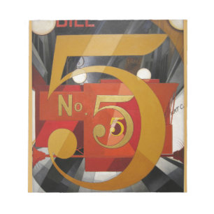 Moderne Kunst kubistische Demuti Abbildung 5 in Go Notizblock