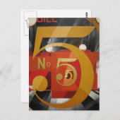 Moderne Kunst kubistische Demuti Abbildung 5 in Go Postkarte (Vorne/Hinten)