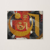 Moderne Kunst kubistische Demuti Abbildung 5 in Go Puzzle (Horizontal)