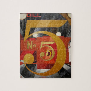 Moderne Kunst kubistische Demuti Abbildung 5 in Go Puzzle