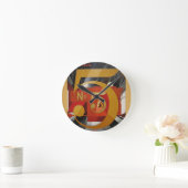 Moderne Kunst kubistische Demuti Abbildung 5 in Go Runde Wanduhr (Zuhause)