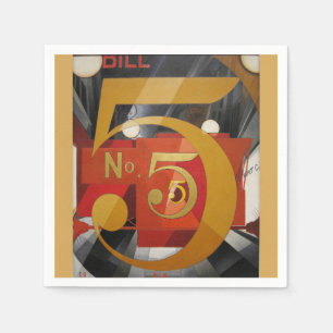 Moderne Kunst kubistische Demuti Abbildung 5 in Go Serviette