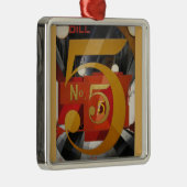 Moderne Kunst kubistische Demuti Abbildung 5 in Go Silbernes Ornament (Rechts)