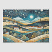 Moderne Kunst - Landschaft - Entstehung Seidenpapier (Vorderseite)