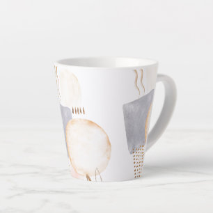 Moderne Kunst Latte Tasse
