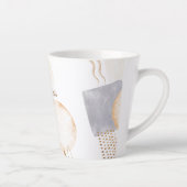 Moderne Kunst Latte Tasse (Rechts)