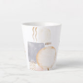 Moderne Kunst Latte Tasse (Vorderseite)