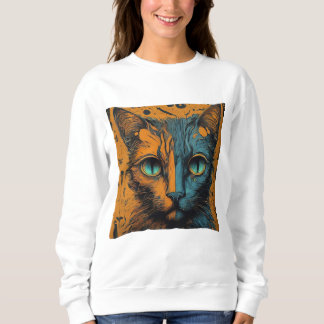 Moderne Kunst - Lebhafte Mehrfarbigkeit für Frauen Sweatshirt