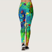 Moderne Kunst Leggings (Rückseite)