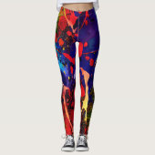 Moderne Kunst Leggings (Vorderseite)