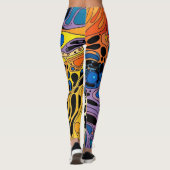 Moderne Kunst Leggings (Rückseite)