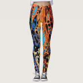 Moderne Kunst Leggings (Vorderseite)