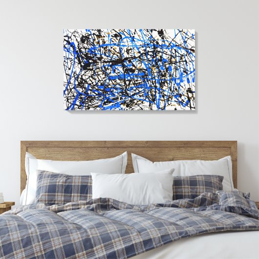 Moderne Kunst Leinwanddruck (Insitu (Schlafzimmer))