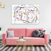 Moderne Kunst Leinwanddruck (Insitu (Wohnzimmer))