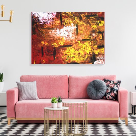 Moderne Kunst Leinwanddruck (Insitu (Wohnzimmer))