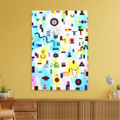 Moderne Kunst Leinwanddruck (Insitu (Wohnzimmer))