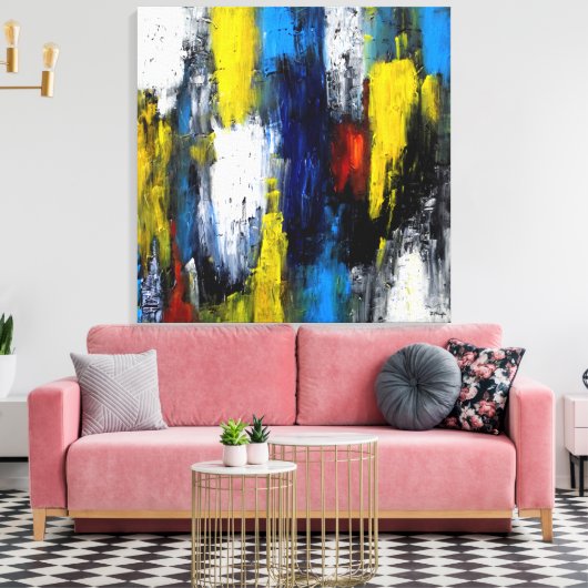 Moderne Kunst Leinwanddruck (Insitu (Wohnzimmer))