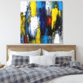Moderne Kunst Leinwanddruck (Insitu (Schlafzimmer))