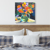 Moderne Kunst, Malerei, Blume Leinwanddruck (Insitu (Schlafzimmer))