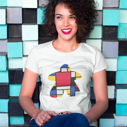 Moderne Kunst Meeple Shirt