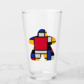 Moderne Kunst Meeple Tumbler (Vorderseite)