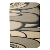 Moderne Kunst Melken Brown Hues Badematte (Vorderseite Vertikal)