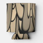 Moderne Kunst Melken Brown Hues Dosenkühler (Vorderseite)