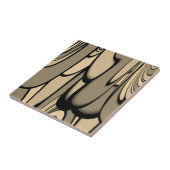 Moderne Kunst Melken Brown Hues Fliese (Seite)