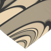 Moderne Kunst Melken Brown Hues Kurzer Tischläufer (Ecke)