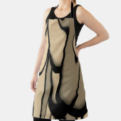 Moderne Kunst Melken Brown Hues Schürze (InSitu)