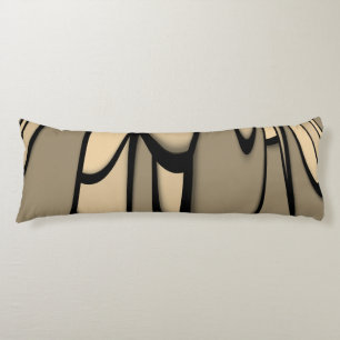 Moderne Kunst Melken Brown Hues Seitenschläferkissen