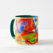 Moderne Kunst - Millicent Weinstein, Kaffee-Tasse Tasse (Vorderseite Links)
