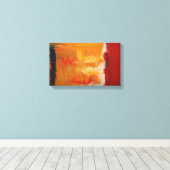 Moderne Kunst - Minimalistische, Abstrakte Kunst - Leinwanddruck (Insitu (Holzboden))