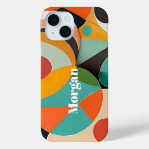 Moderne Kunst Mitte des Jahrhunderts, Vertikaler N Case-Mate iPhone Hülle
