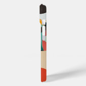 Moderne Kunst Mitte des Jahrhunderts, Vertikaler N Case-Mate iPhone Hülle (Rückseite / Links)
